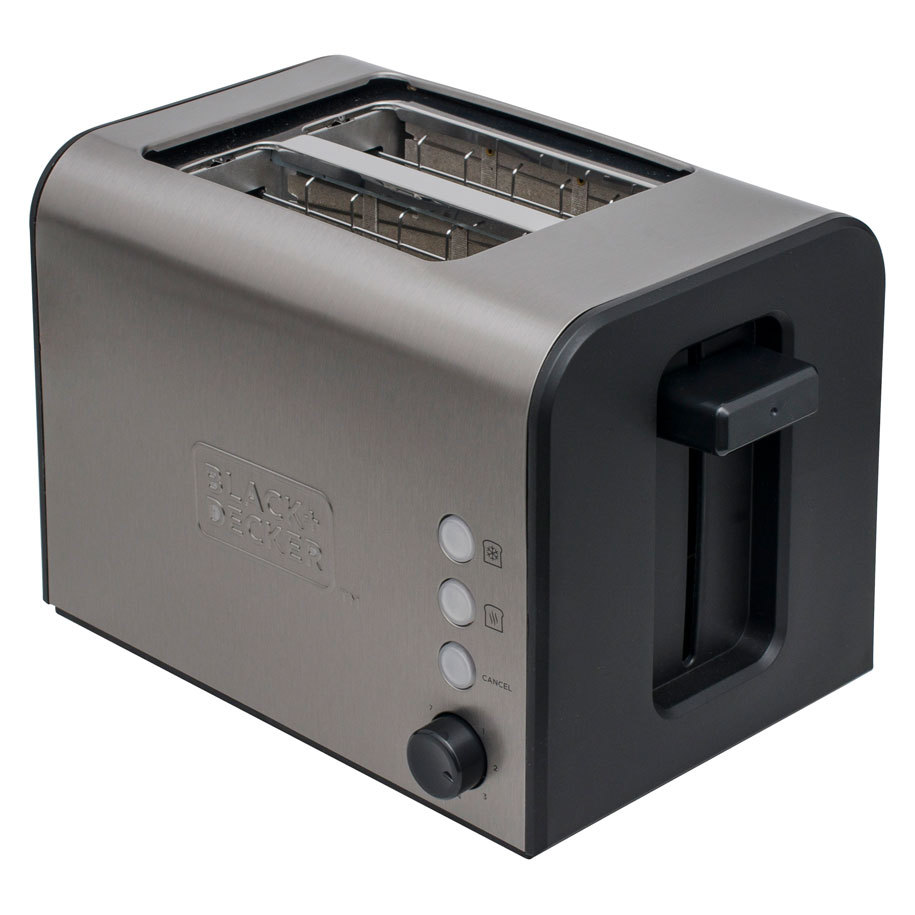 Black&Decker BXTO900E Kenyérpirító - Rozsdamentes acél/Fekete (BXTO900E)