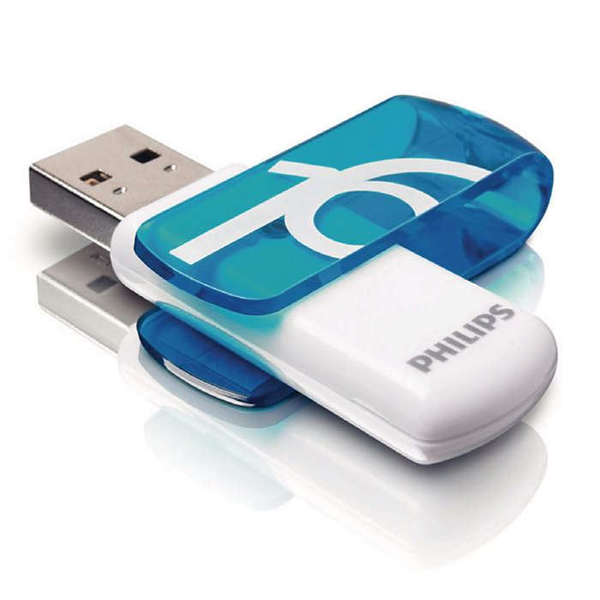 Philips FM16FD05B/00 unità flash USB 16 GB USB tipo A 2.0 Blu, Bianco