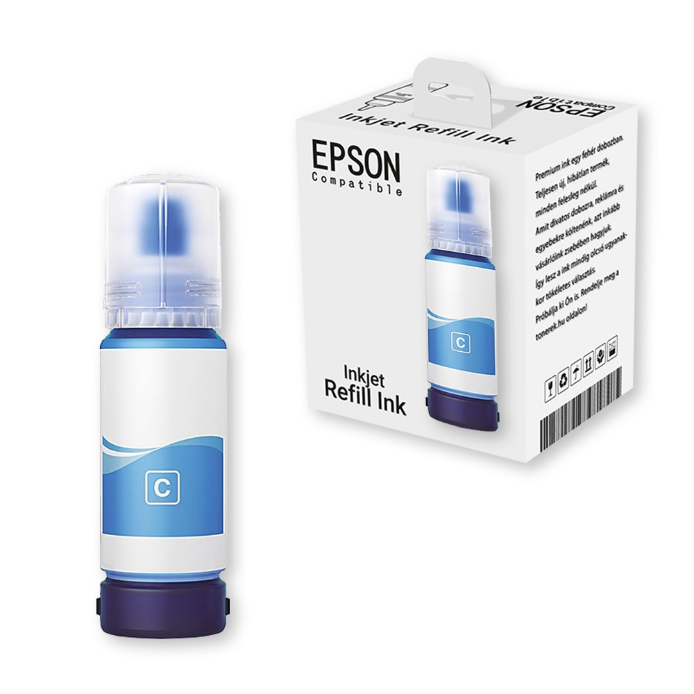 Utángyártott Epson T07D2 NO.115 tinta 70 ml ciánkék (C13T07D24AFUEC) (C13T07D24AFUEC)