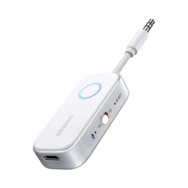 UGREEN bluetooth adapter Type-C aljzat (3.5 jack csatlakozó, v5.4) FEHÉR (CM872) (CM872)