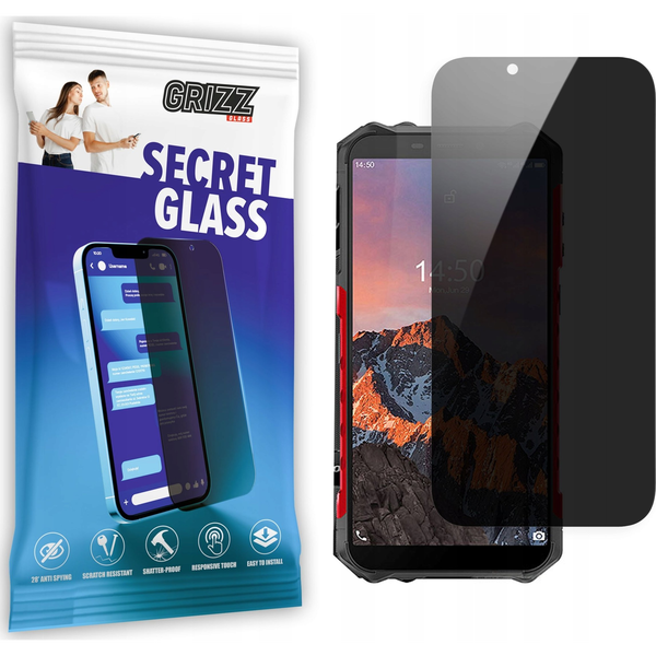  GrizzGlass Szkło prywatyzujące GrizzGlass SecretGlass Ulefone Armor X5 Pro