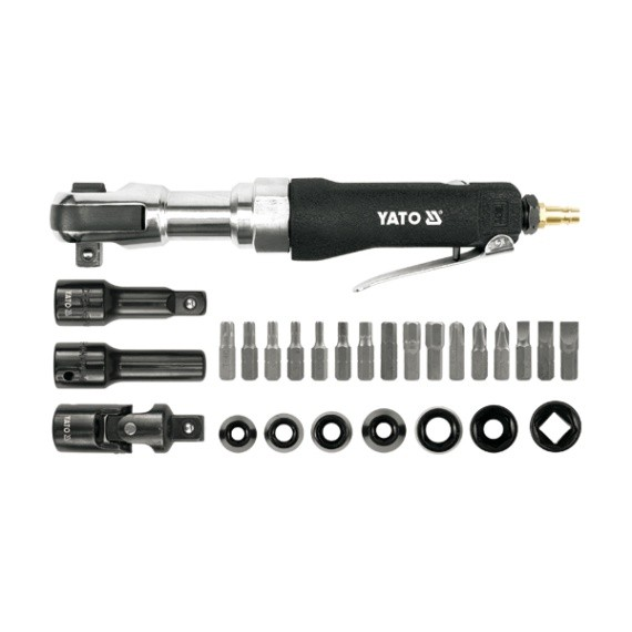 Yato Pneumatikus Racsnis Kulcs Készlet 29 Részes CrV (YT-0982)