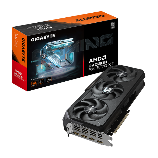 GIGABYTE Radeon RX 9070 XT GAMING OC 16G AMD 16 GB GDDR6