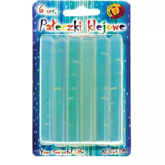 Aliga FDA2774 11mm Áttetsző Ragasztórúd (6db/csomag) (FDA2774)