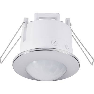 Mennyezetbe építhető mozgásérzékelő 360°, króm, relés, IP20, renkforce (1289331)