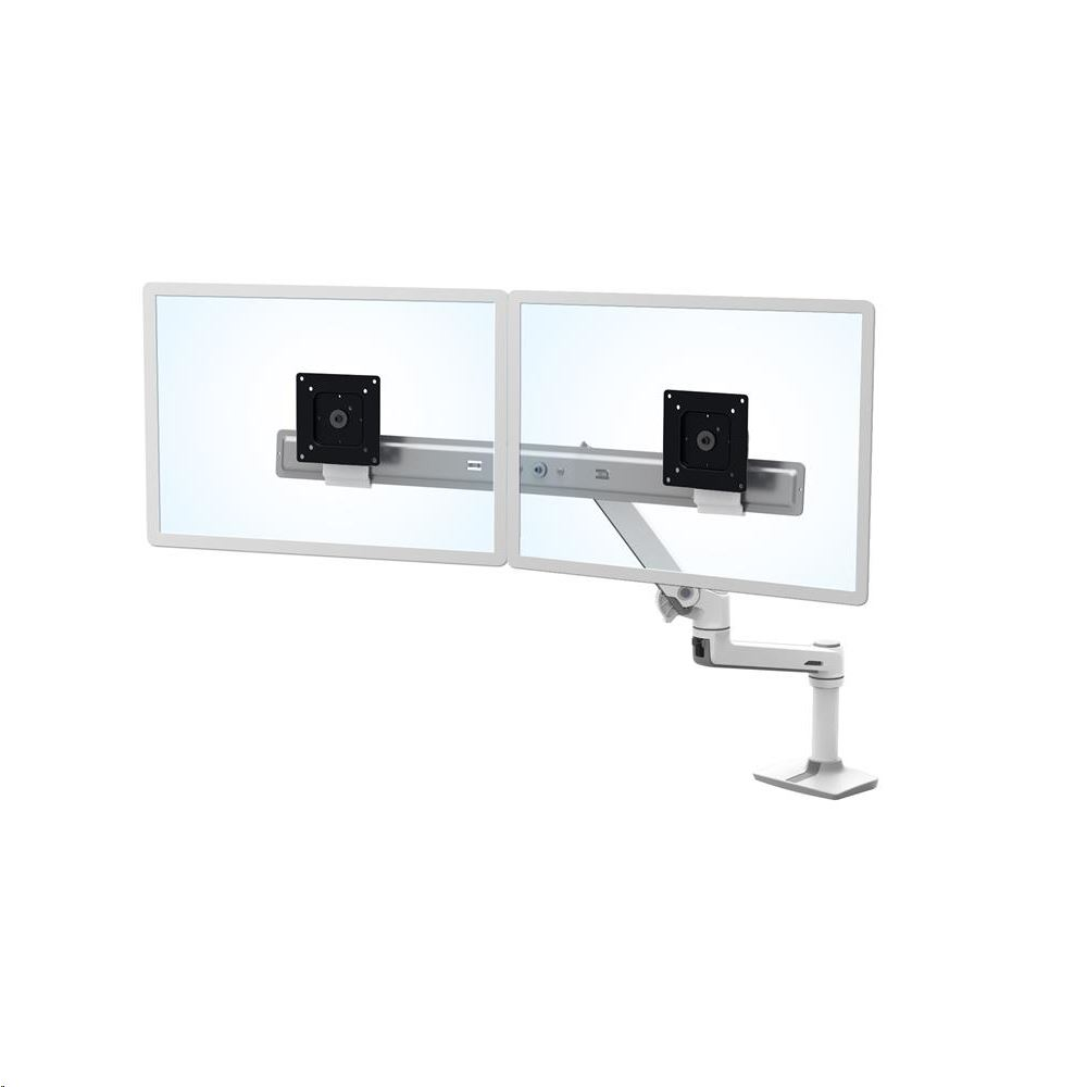 Ergotron LX dual direct monitortartó asztali kar 25" fehér (45-489-216) (45-489-216)