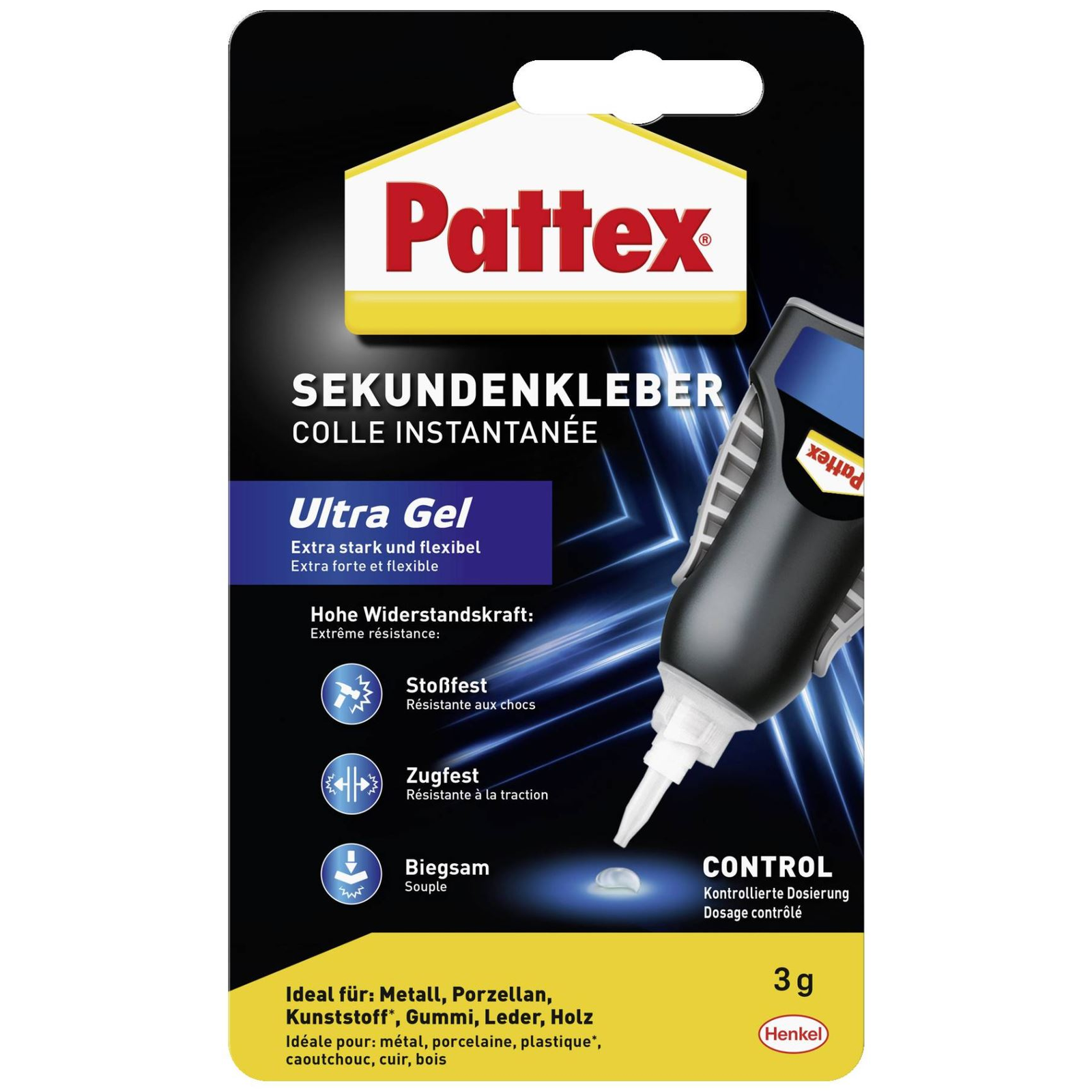 Pattex Ultra Gel rugalmas vízálló ragasztó (PSG5C) (PSG5C)