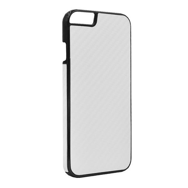 Műanyag telefonvédő (karbon minta) FEHÉR [Apple iPhone 6S 4.7] (5996457485758)