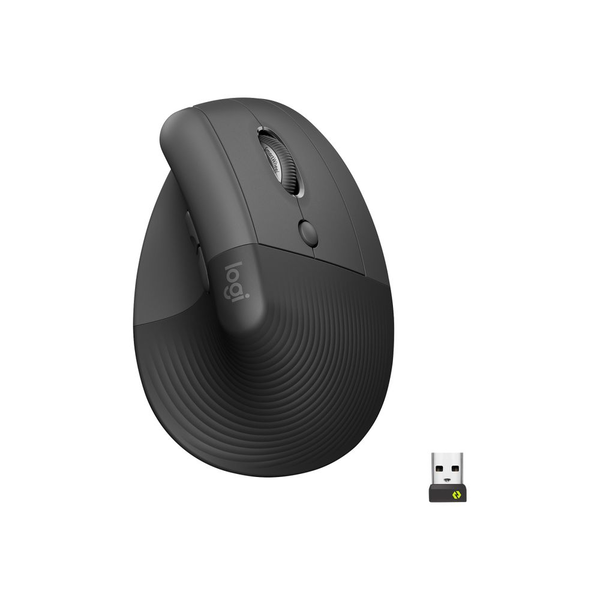 Logitech Lift for Business rato Escritório Mão direita RF Wireless + Bluetooth Ótico 4000 DPI