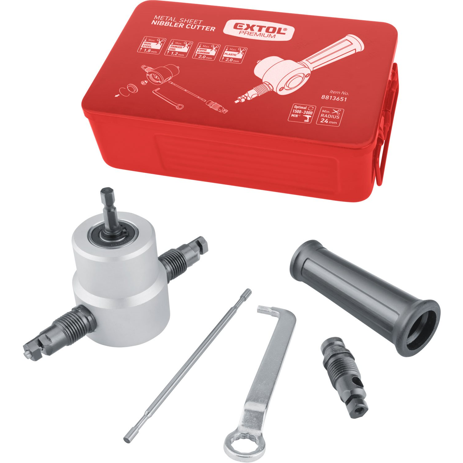 Extol Premium 8813651 lemezvágó adapter fúrógépre (8813651)