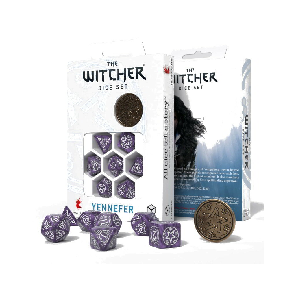Witcher: Yenenfer - Lilac and Gooseberries Dobókocka szett (7db/csomag) (GAM37884)
