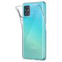 SPIGEN Samsung Galaxy A51 SM-A515F LIQUID CRYSTAL силиконов протектор за телефон средно удароустойчив, ъгъл с въздушна възглавница, прозрачен
