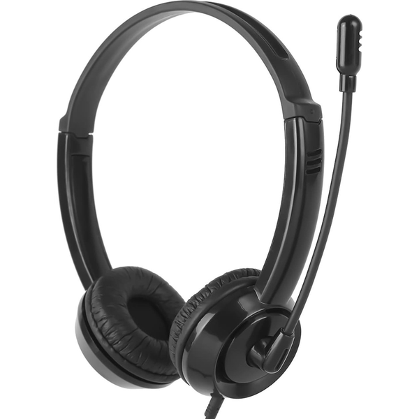 HP 194R3AA слушалка Слушалки Жичен Лента за глава Офис/Център за обаждания Черен