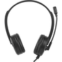 HP 194R3AA слушалка Слушалки Жичен Лента за глава Офис/Център за обаждания Черен
