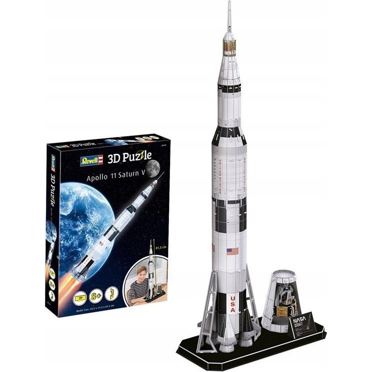 3D puzzle Apollo 11 Saturn V 00250 neu 1 db (00250)