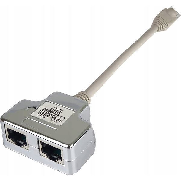 PREMIUMCORD Moduláris RJ45 elosztó 2 port 10/100Base T