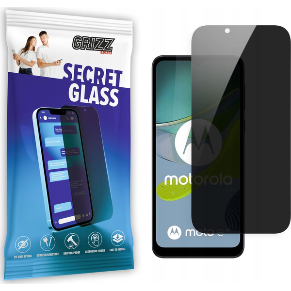  GrizzGlass Szkło prywatyzujące GrizzGlass SecretGlass Motorola Moto E13