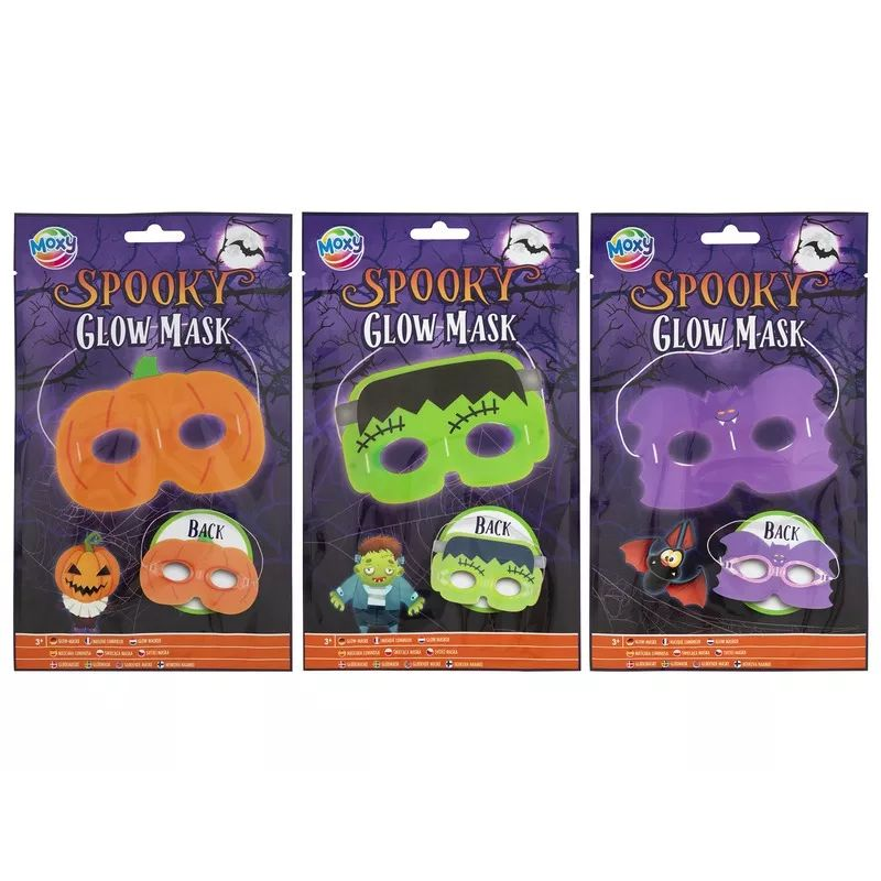 Moxy Halloween-i világító álarc gyerekeknek - Többféle (11881)