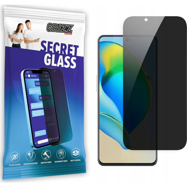  GrizzGlass Szkło prywatyzujące GrizzGlass SecretGlass do ZTE Axon 40 SE