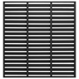 fekete WPC kerítéspanel 180 x 180 cm