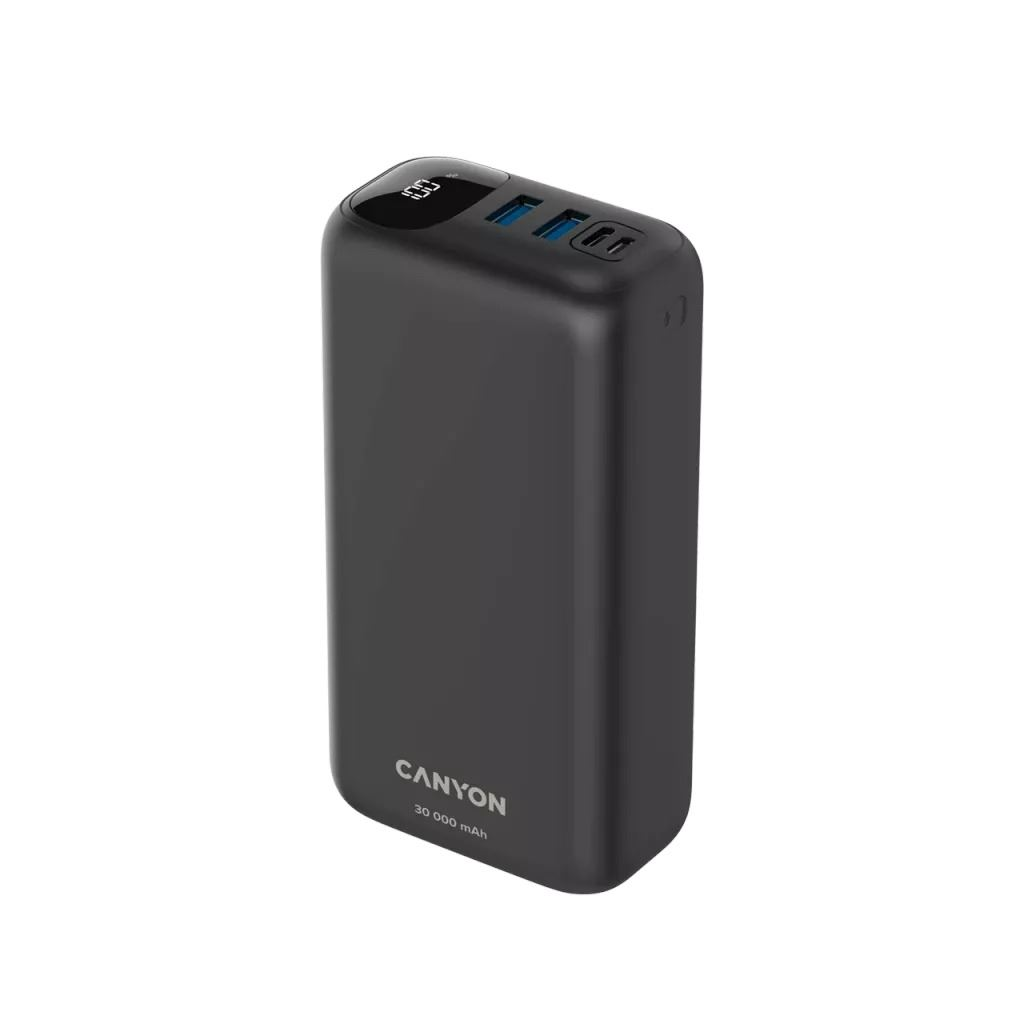 Canyon CNE-CPB301B Power Bank 30000mAh fekete (CNE-CPB301B)