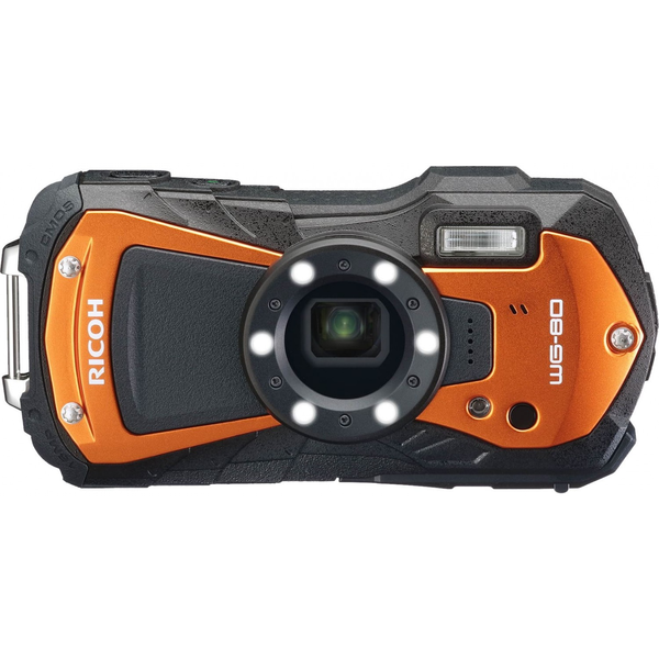 Ricoh WG-80 1/2.3" Fotocamera compatta 16 MP CMOS 4608 x 3456 Pixel Nero, Arancione