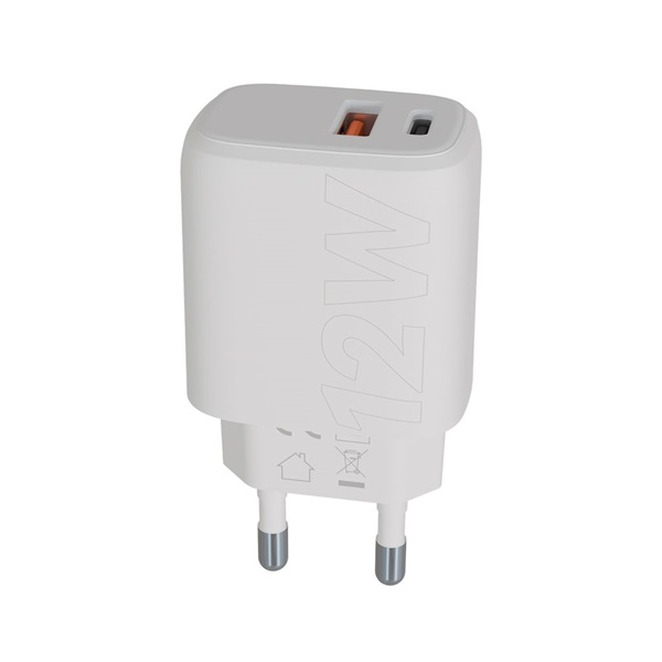 AVAX CH312W SPEEDY 12W USB A + USB C hálózati töltő (AVAX CH312W)
