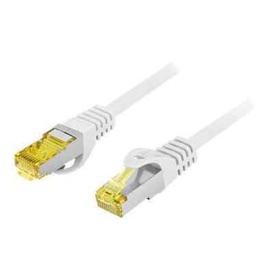 PATCHCORD, Lanberg, CAT.6A, S/FTP, LSZH, 0.5m, Gri