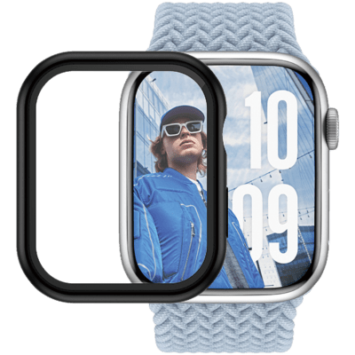 PanzerGlass Snappie Full Body Apple Watch 1/2/3/10 Tok + kijelzővédő - Fekete (42mm) (3716)