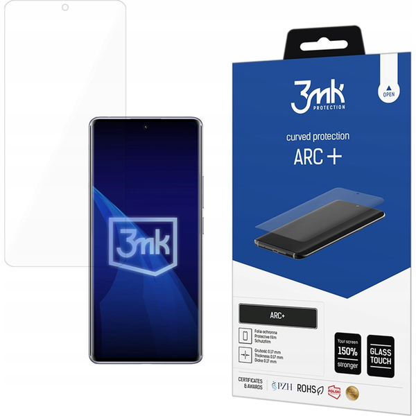 Folia 3MK ARC+ Fullscreen do Redmi Note  14 Pro 4G