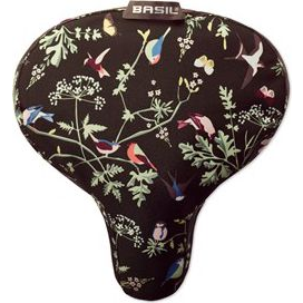 Basil Cubre Sillin Wanderlust Impermeable Negro/pajaros