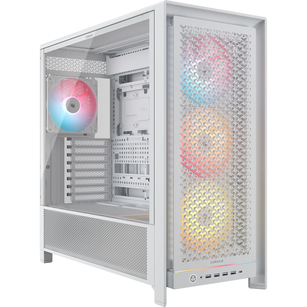 CORSAIR Geh Midi FRAME 5000D RS ARGB Airflow Case, White