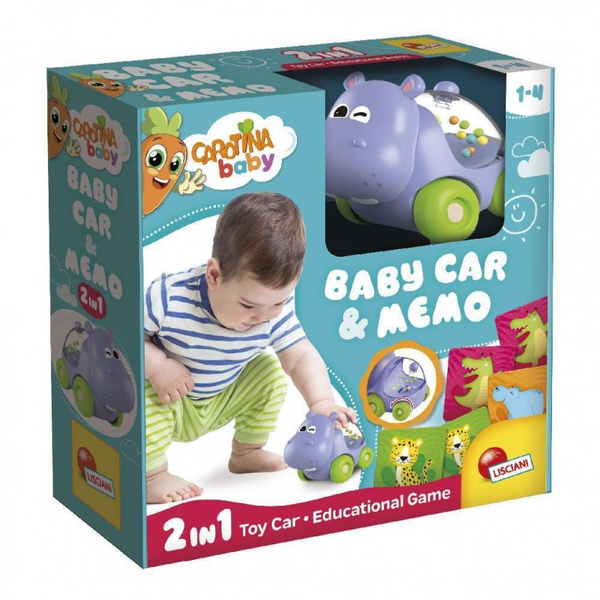 Carotina Baby Vizló kisautó memóriajátékkal