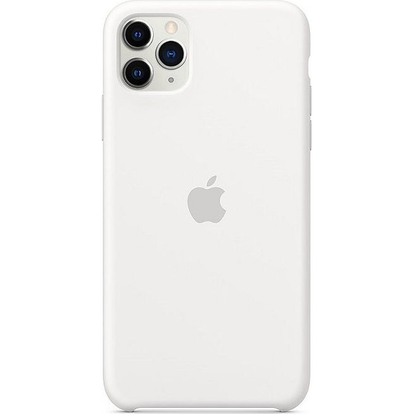 Apple Silikonowe etui do iPhone 11 Pro Max - białe-MWYX2ZM/A