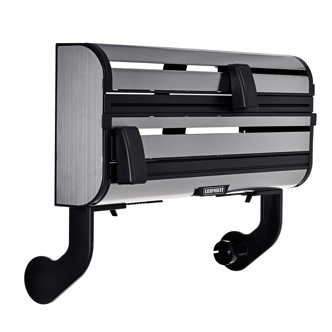 Leifheit Parat F2 Fólia- és Papíradagoló - Fekete/Alu (1025793)