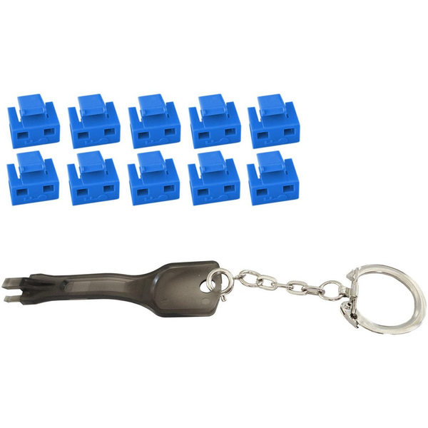 RJ45 Port blockers with key