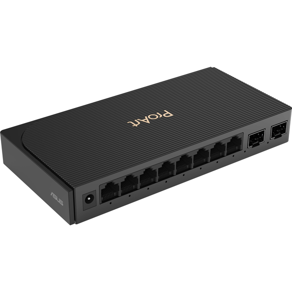 ASUS ProArt Switch PQG-U1080 Unmanaged 2.5G Ethernet (100/1000/2500) Zwart