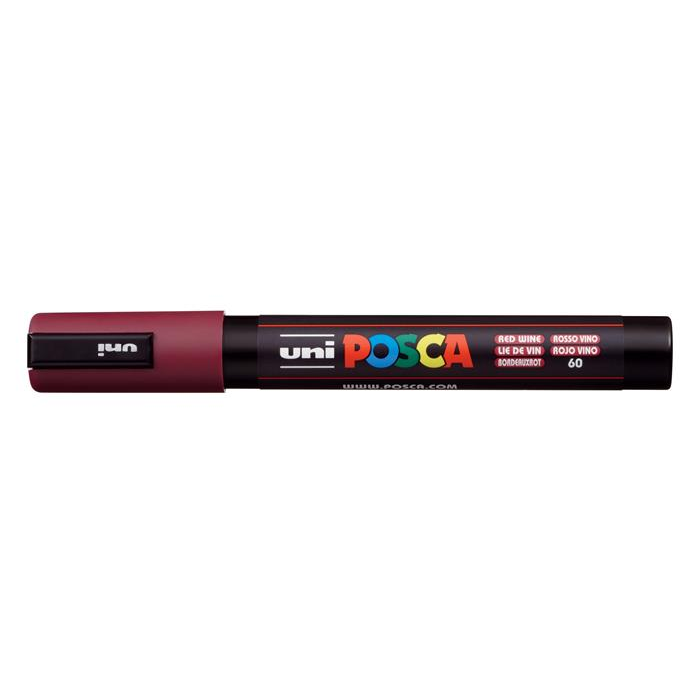 Dekoratívny značkovač Uni Posca PC-5M červený (286773000)
