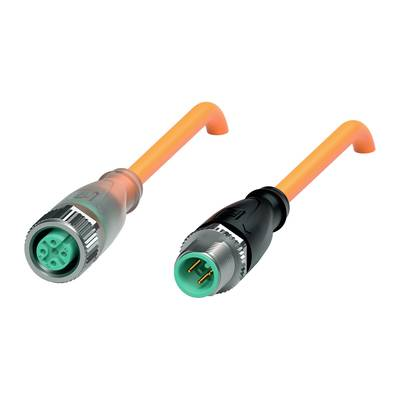 Pepperl+Fuchs 293705 Érzékelő-/működtető összekötő, konfekcionált 0.5 m Pólusszám: 3, 3 1 db (293705)