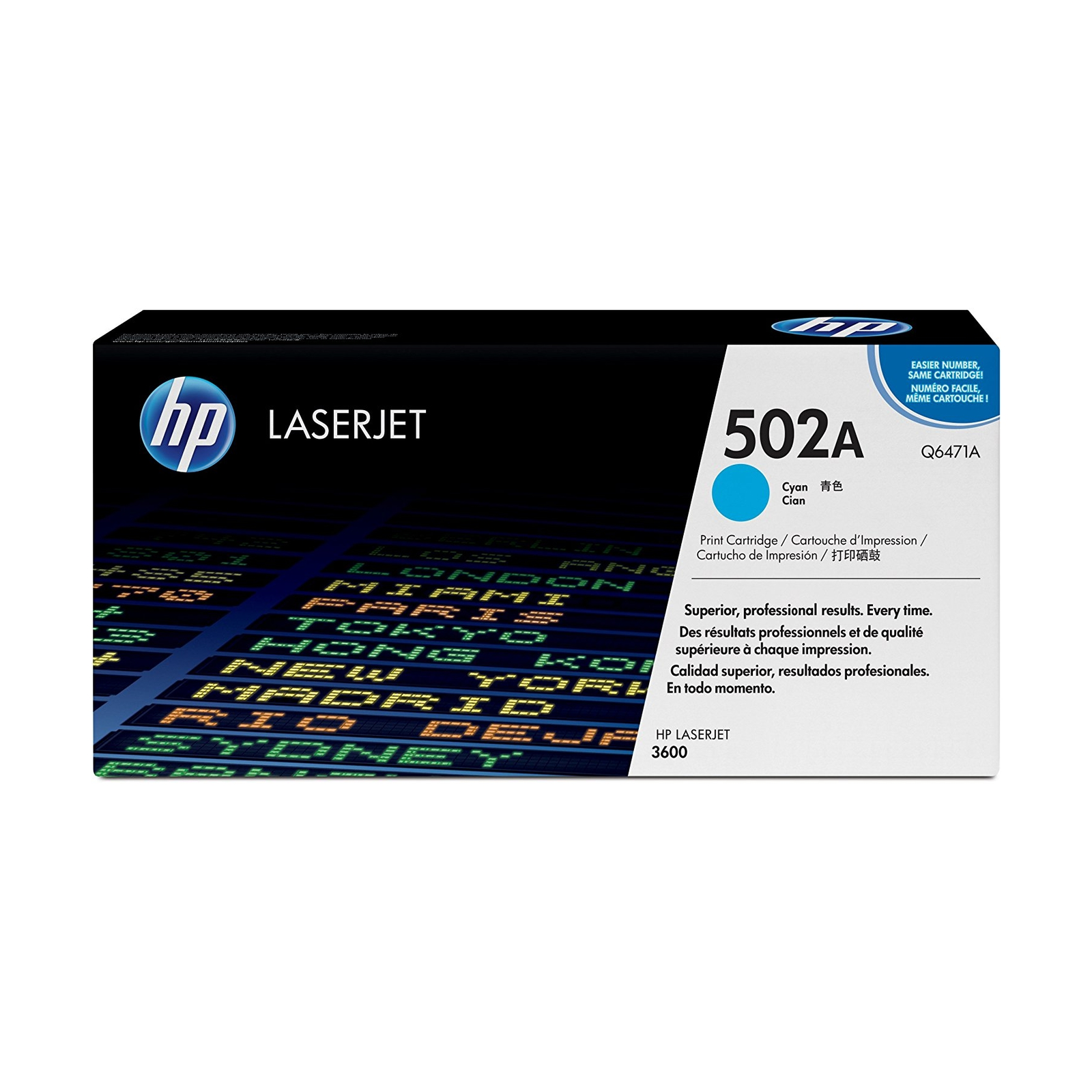 Тонер касета HP 502A (Q6471A), циан
