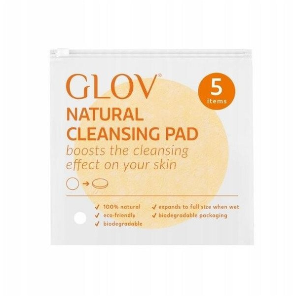 Glov Natural Cleansing Padscelulozowe płatki do oczyszczania twarzy 5szt