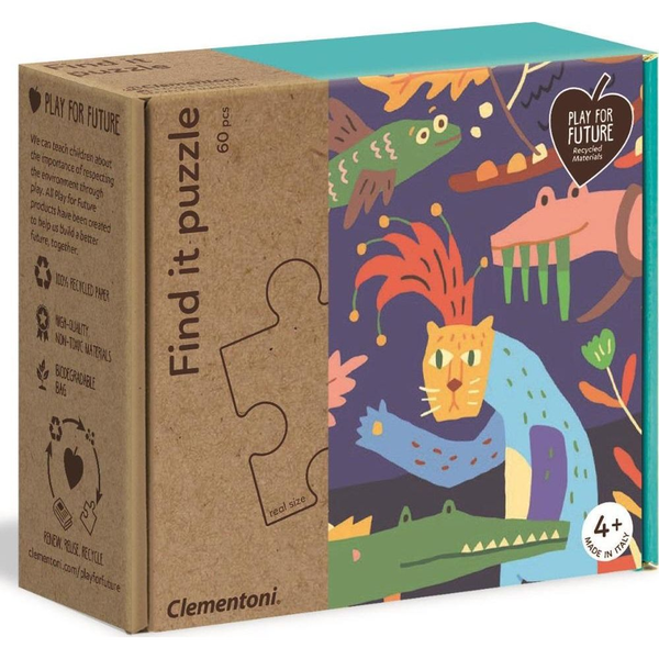 Clementoni Nyár Képkereső Puzzle 60db-os - Lányoknak és Fiúknak, 4 éves kortól