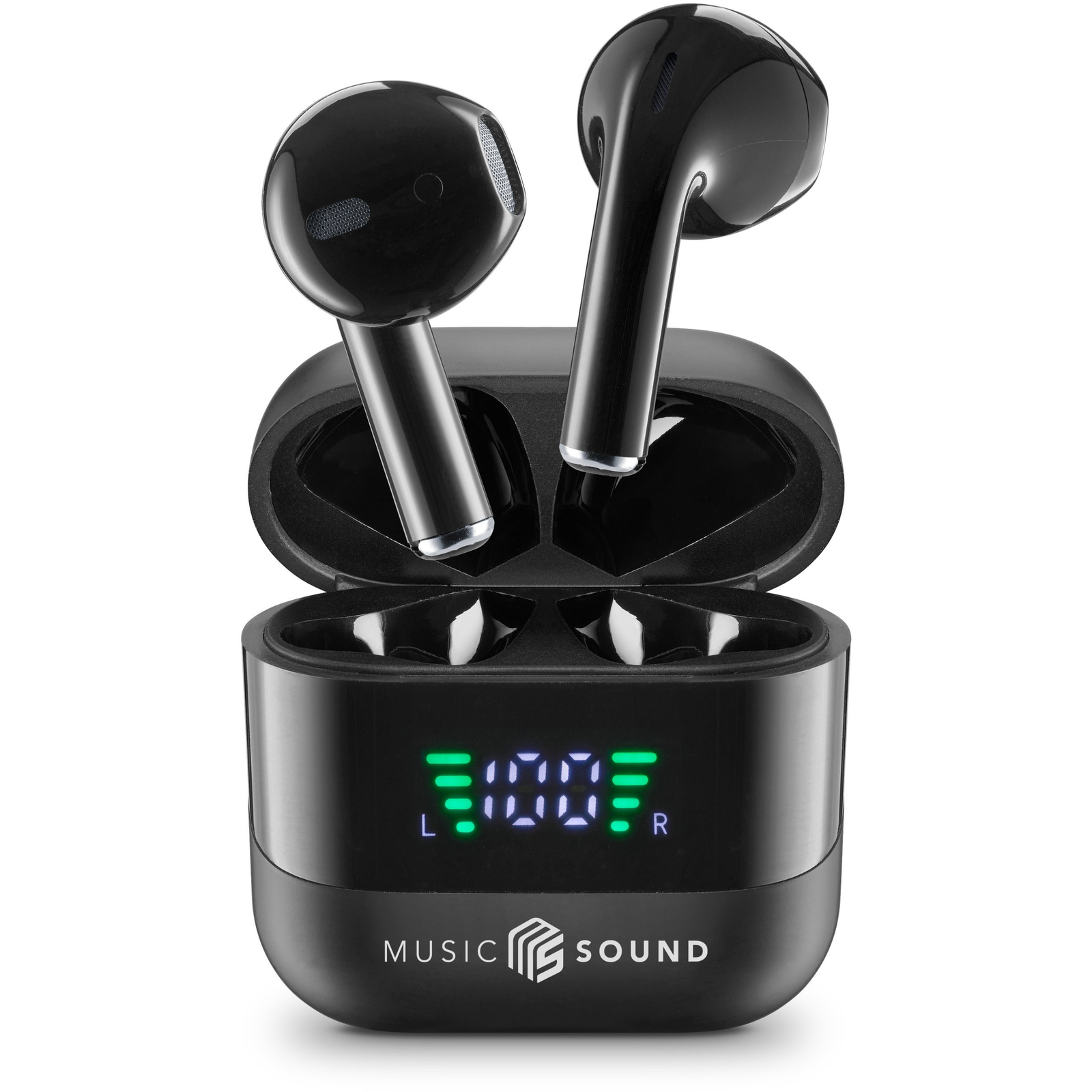 Cellularline Music & Sound Bluetooth fülhallgató - Fekete (BTMSTWSSPARKK)