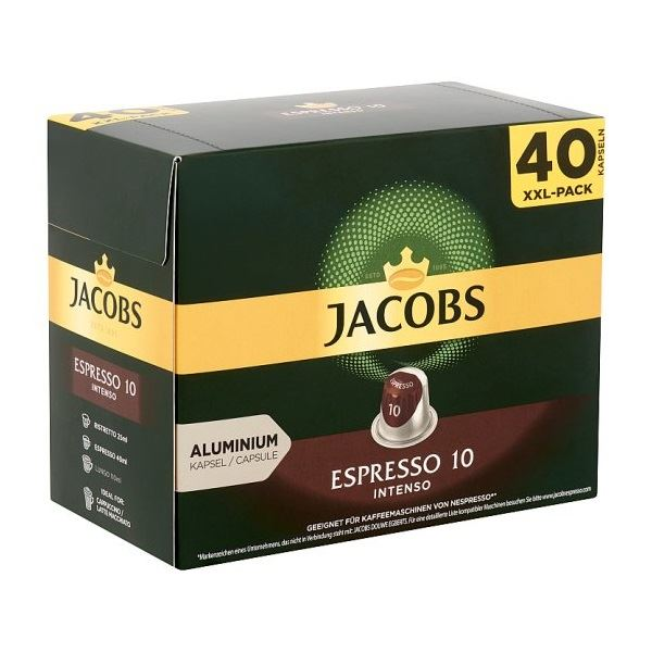 Douwe Egberts Jacobs Espresso 10 Intenso kávékapszula 40db (4056743) (de4056743)