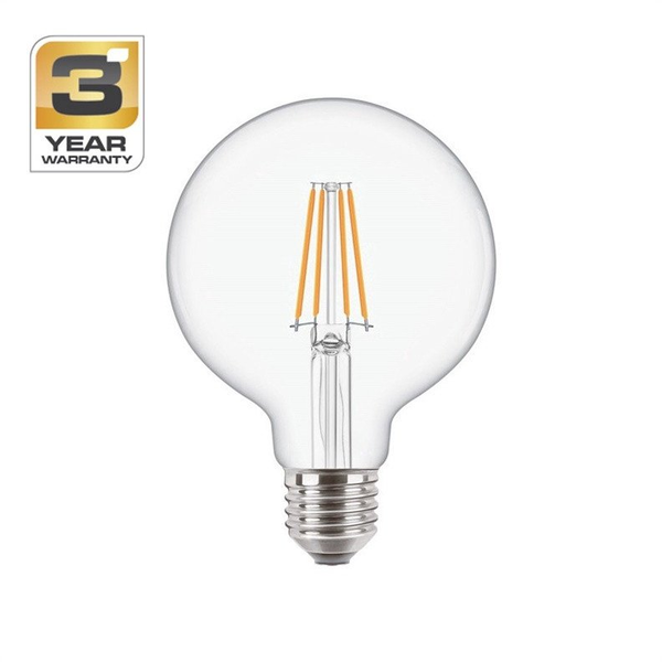 LED BULB G95 7W E27 2700K 806LM FILAM