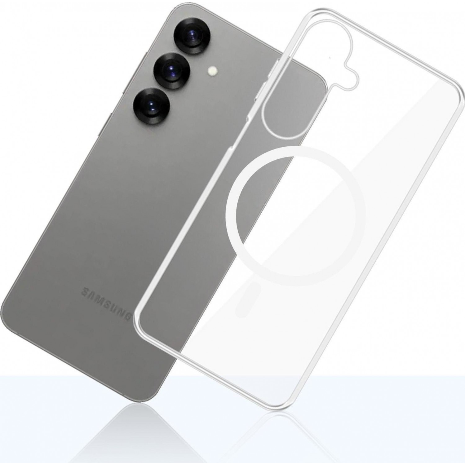 3mk Clear MagCase Samsung Galaxy S25+ Telefon tok - Átlátszó (5903108611640)