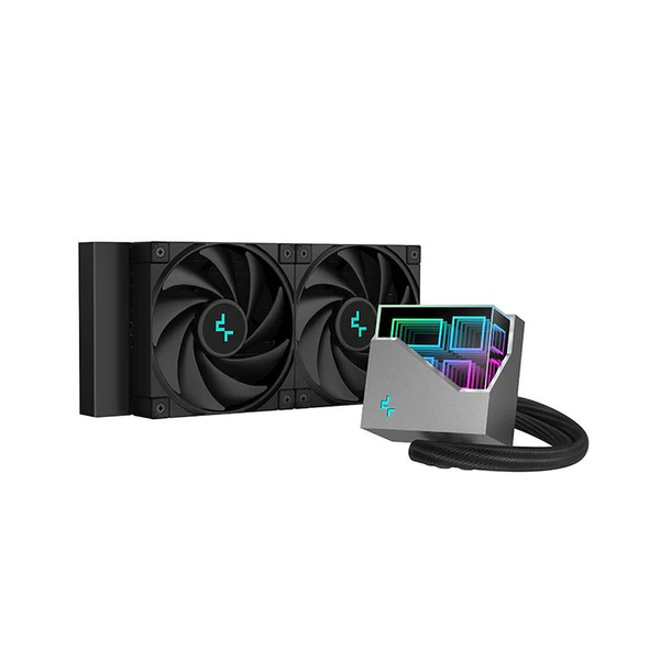DeepCool LT520 Procesor Vodné chladenie typu všetko v jednom 12 cm Čierna 1 kusov