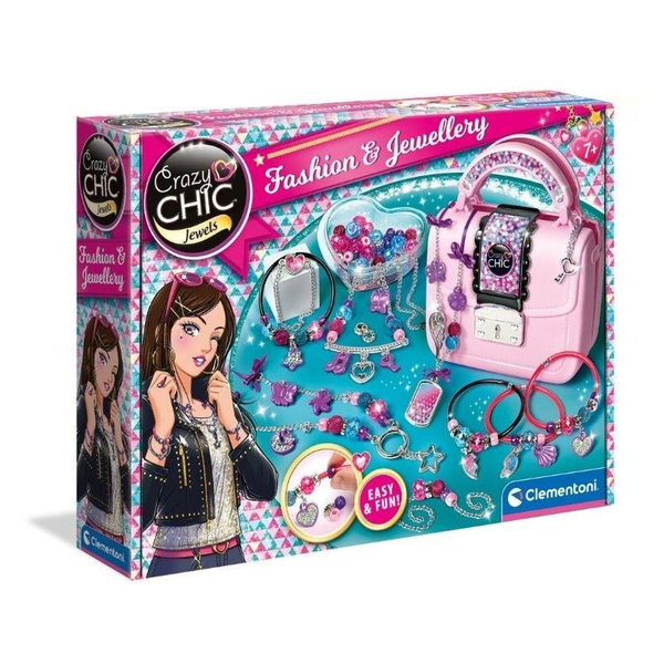 Творчески комплект Crazy Chic Fashion и бижута, в чанта