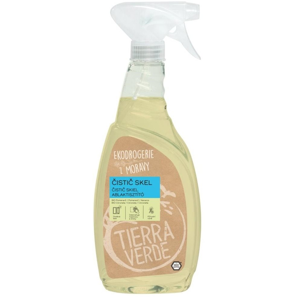 TIERRA VERDE BIO Üvegtisztító spray Narancs és citronella 750 ml (8595691814682)
