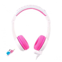 Детски жични слушалки BuddyPhones School+, Розов
